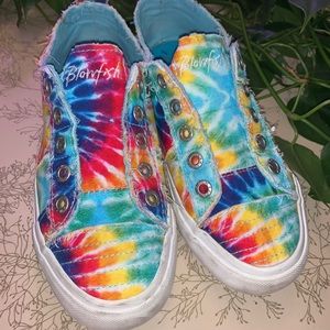 Blowfish tie dyed shoes